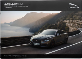 Brochure Jaguar XJ Spezifikationen und Preise