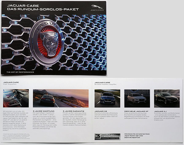 Brochure Jaguar Care, Das Rundum-Sorglos-Paket