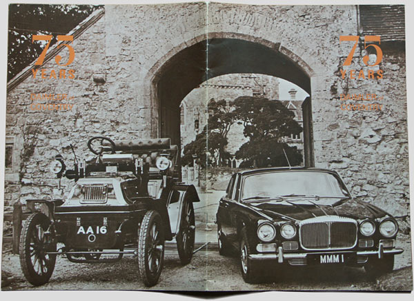 Brochure 75 years Daimler of Coventry