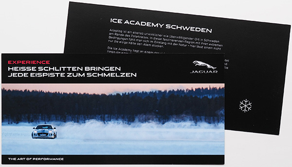 Broschyr Jaguar ice academy