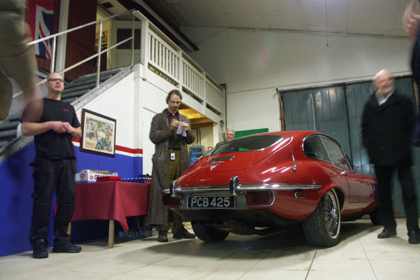 Jaguarträff hos Union Jack i Täby 1 december 2011