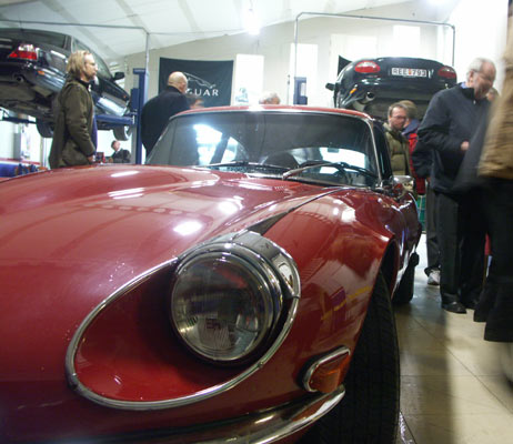 Jaguarträff hos Union Jack i Täby 1 december 2011