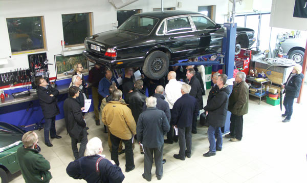 Jaguarträff hos Union Jack i Täby 1 december 2011