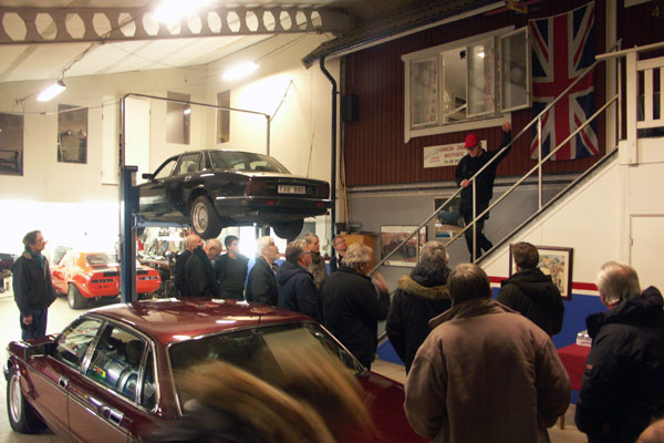 Jaguarträff hos Union Jack i Täby 7 mars 2013