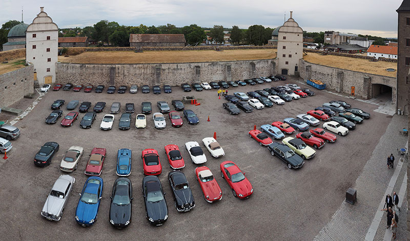Jaguarklubbens sommarmöte, Vadstena, aug 2018