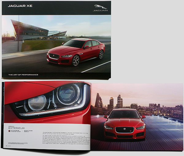 Broschyr Jaguar XE