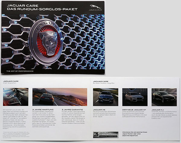 Broschyr Jaguar Care, Das Rundum-Sorglos-Paket