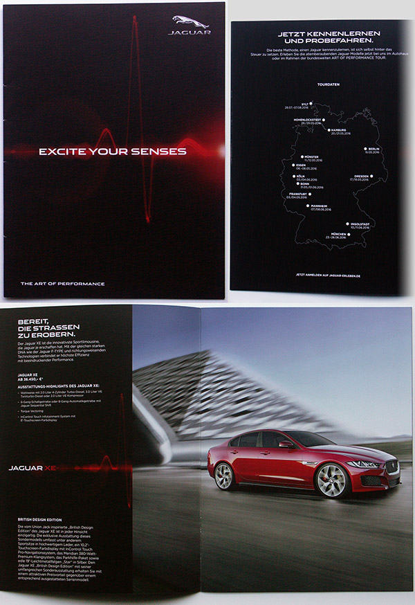 Jaguar The Art of Performance brochure