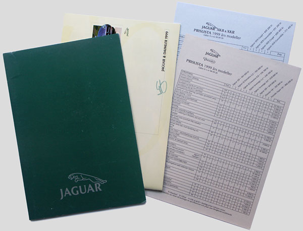 Broschyr Jaguar och Daimler