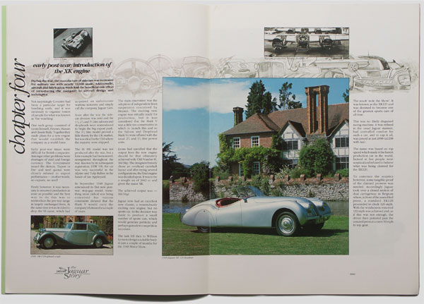 Brochure The Jaguar Story, 1922 - 1992