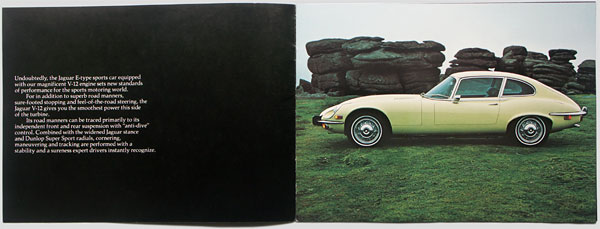Jaguar E-type brochure