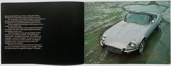 Jaguar E-type brochure