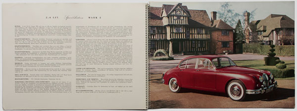 Jaguar Mk II brochure