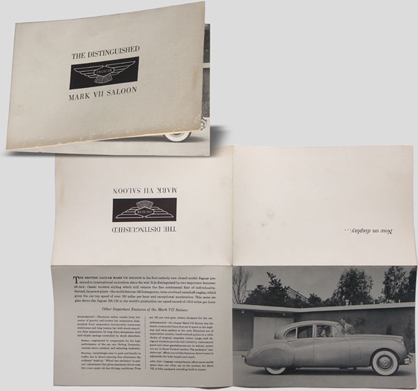 Jaguar Mk VII brochure