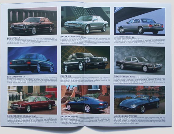 Broschyr Jaguar och Daimler