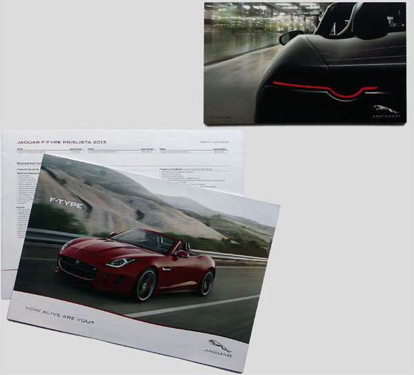 Jaguar F-Type brochure