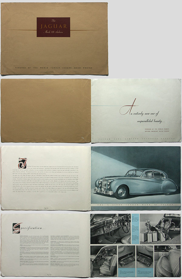Jaguar Mk VII brochure