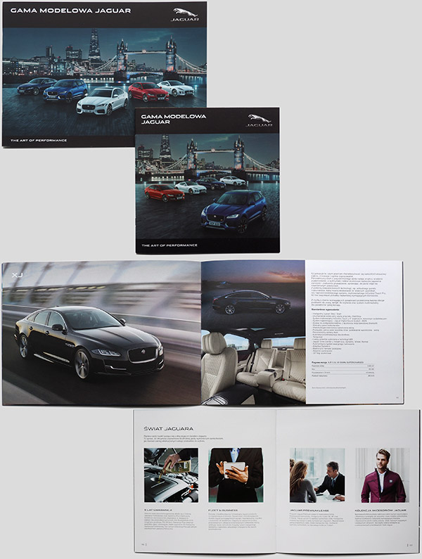 Broschyr Jaguar Gama modelowa Jaguar