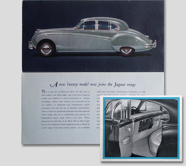 Jaguar Mk VIII brochure