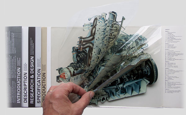 Jaguar V12 engine brochure