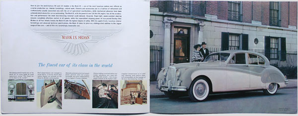 Jaguar Mk I and Mk IX brochure