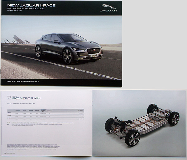 Broschyr Jaguar I-Pace
