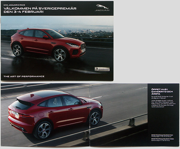 Broschyr Jaguar E-Pace