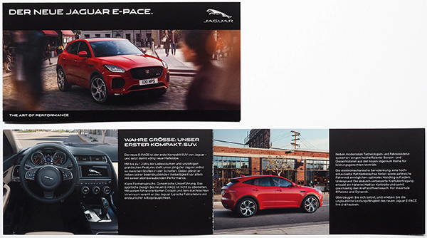 Broschyr Jaguar E-Pace