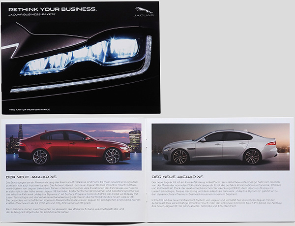 Broschyr Jaguar Rethink your business