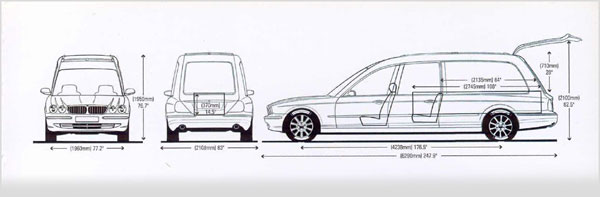 Brochure Jaguar XJ/Daimler - Wilcox limousines