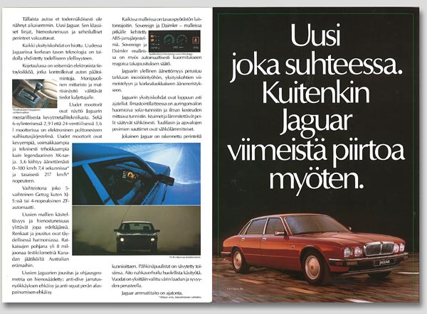 Jaguar Daimler brochure