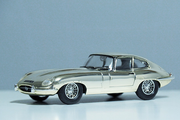Jaguar E-Type Coupé Series 1, Editons Atlas Silver-Cars Collection, nr 7687103, diecast model