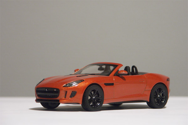 Jaguar F-Type Convertible, diecast model